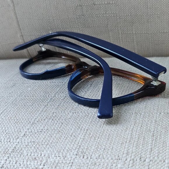 Warby Parker Women Glasses Frame Brown/Blue Tone PERCEY Limited Edition Eyeglass - Picture 5 of 13
